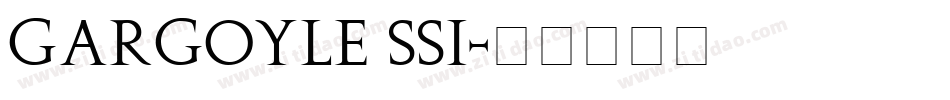 Gargoyle SSi字体转换